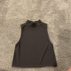 Grey Zara mock neck